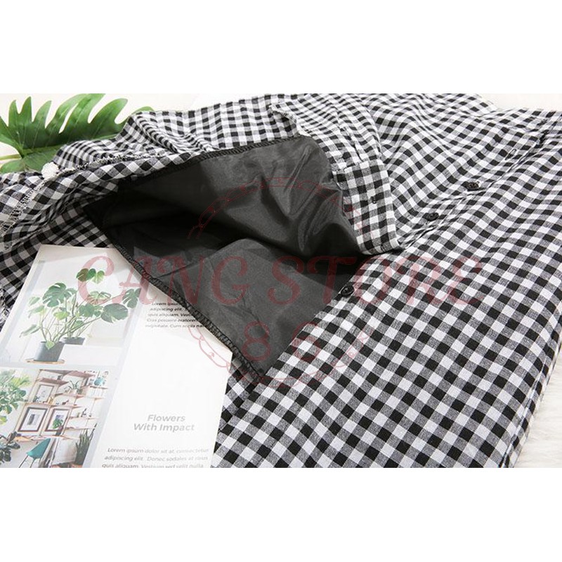 [Hàng sẵn] Chân váy đuôi cá kẻ caro dáng chữ A - Chân váy đuôi cá lệch tà vạt chéo (Hàng Quảng Châu) | BigBuy360 - bigbuy360.vn