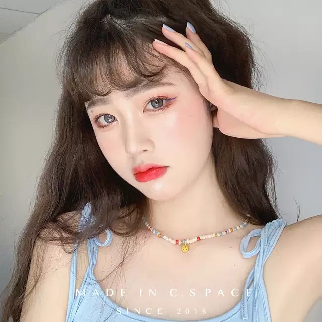 Vòng Cổ Mặt Cười Tông Sáng Cho Nam , Nữ Phong Cách Hàn Quốc ( chiếc )