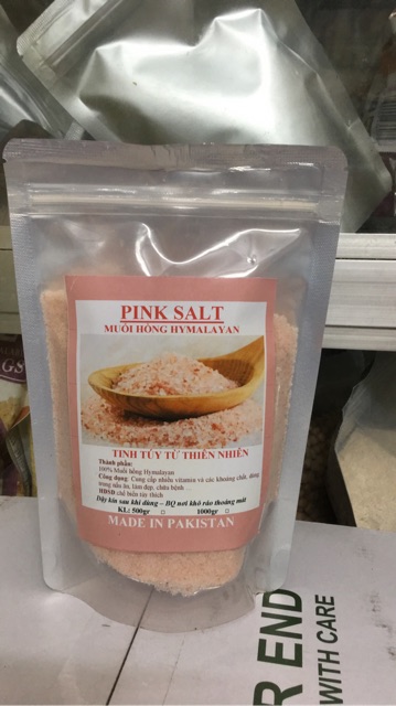 Muối Hồng Himalayan dạng bột mịn 500g