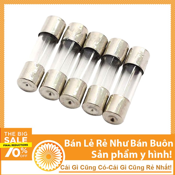 Cầu Chì Ống 6x30mm 250V Nhiều Giá Trị - NTHN