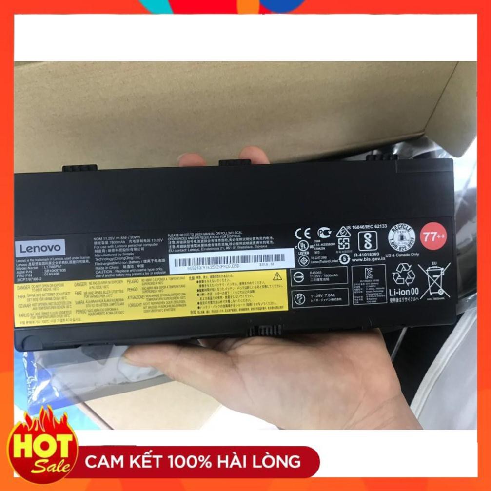 HÀNG ZIN  Pin Battery Laptop Lenovo Thinkpad P50 P51 P52 00NY493 00NY492 77+ Originals