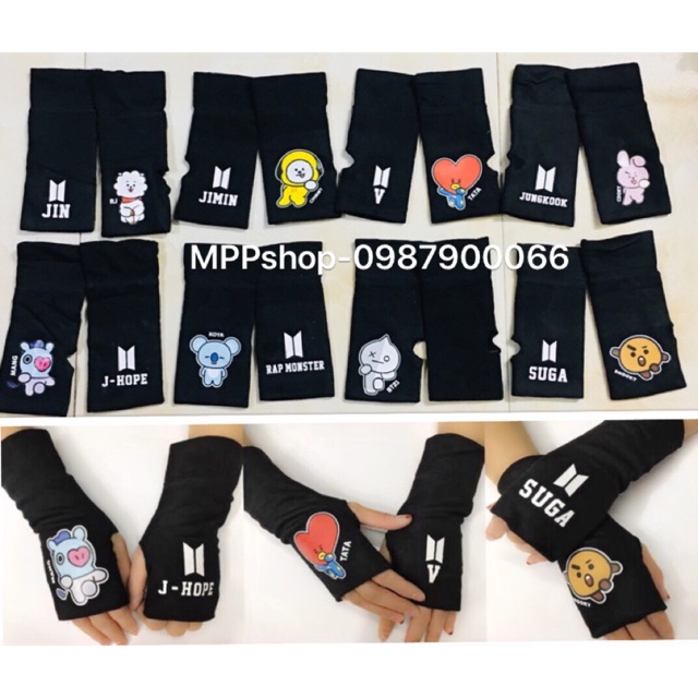 Găng tay BTS ( khách chọn mẫu nào nhắn shop đóng gửi )