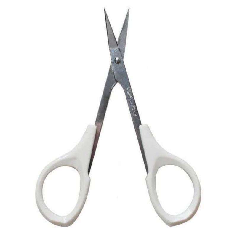 [Hàng mới về] Kéo cắt tỉa lông mày/tóc/ria mép/lông mũi bằng thép không gỉ