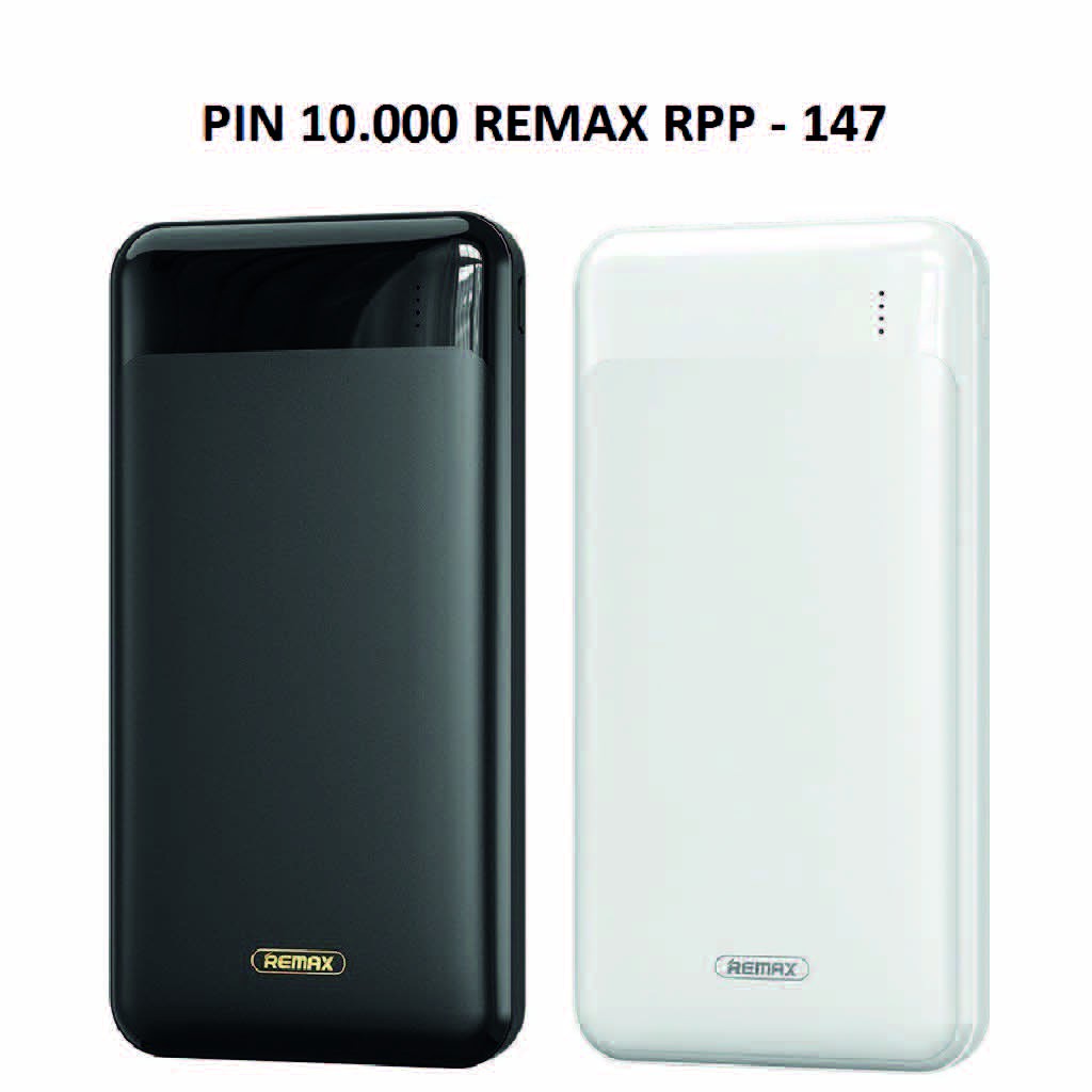 Sạc Dự Phòng ⚡FREESHIP⚡ Pin Sạc Dự Phòng Remax Chính Hãng RPP-147 ⚡ 10000 mAh Jany Seríe 2 Cổng USB ⚡ Tuấn Phụ Kiện