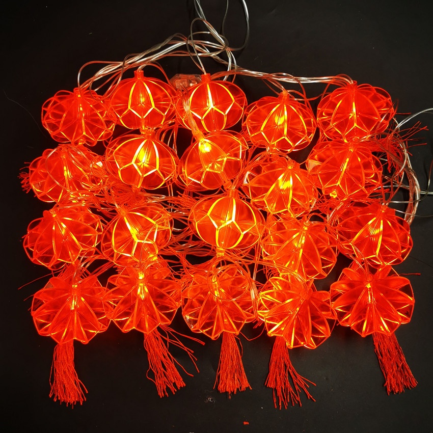 Dây đèn lồng trang trí năm mới 1.6/2m