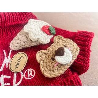 SET KẸP TÓC LEN HANDMADE (by Mioly)