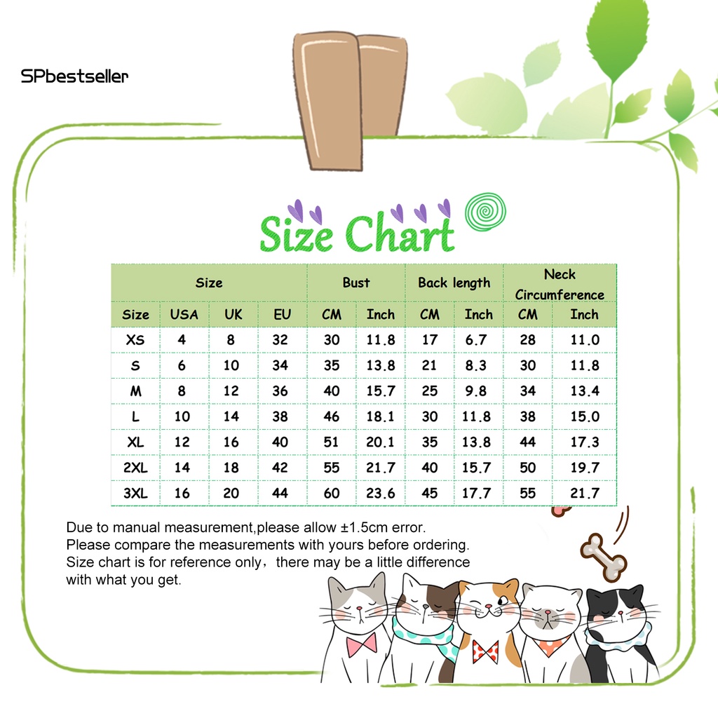 Áo Len Không Tay Giữ Ấm Mùa Đông Cho Thú Cưng