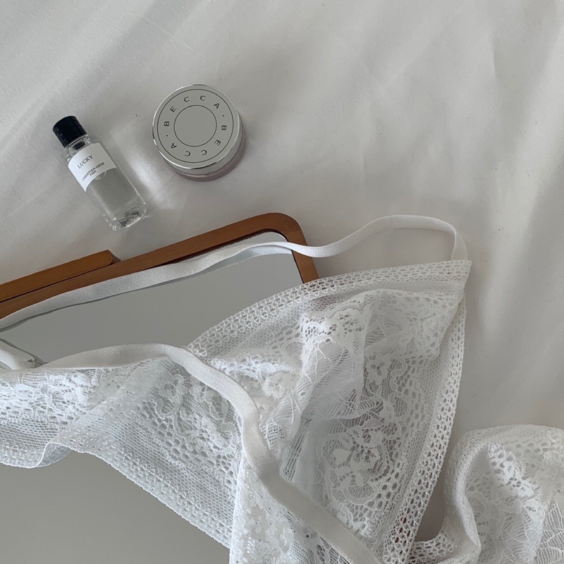 Áo Bralette Ren Dreamy White - Lilace.studio Thiết Kế ( Tặng kèm mút ) | BigBuy360 - bigbuy360.vn