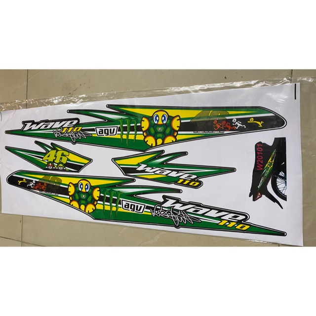 bộ tem wave A , RS ( trọn bộ )