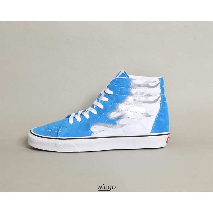 Vans Sk8-Hi Flame Mediterranian Blue / True White