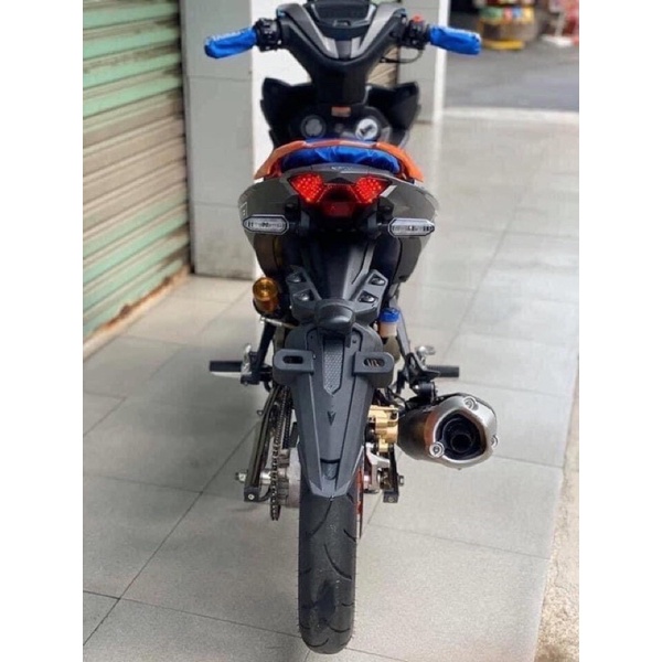 Pát dè King Drag gắn exciter 150 inox