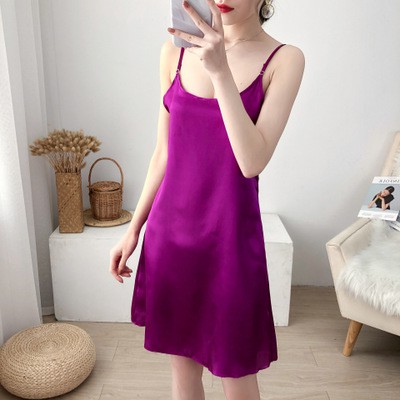 [SIÊU RẺ] Váy Ngủ Lụa Cao Cấp Gấu Lượn Sóng | BigBuy360 - bigbuy360.vn