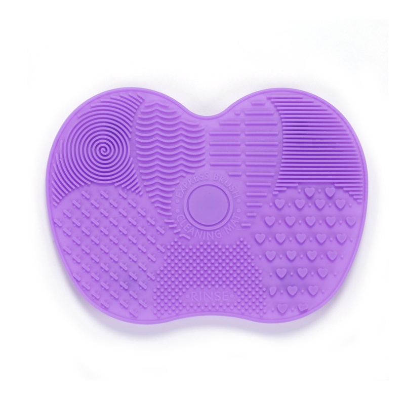 Miếng Silicone Vệ Sinh Cọ Trang Điểm Có Cốc Hút Siêu Chắc Chắn