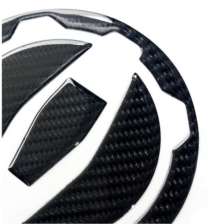 Miếng Dán Nắp Bình Nhiên Liệu 5D Bằng Sợi Carbon Cho Kawasaki Z900 Z400 Ninja 400 Ninja650 Z650 X300 New Versys 650 1000