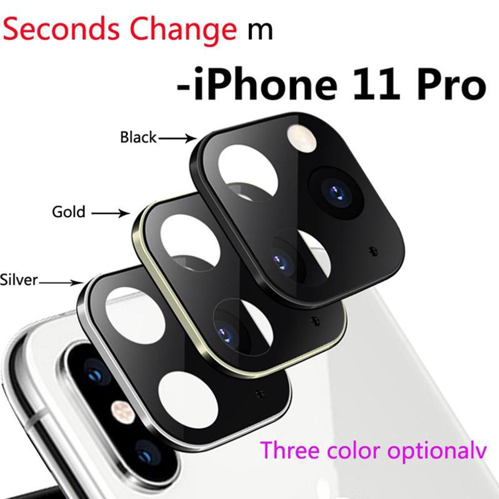 Đối với iPhone X / XS / XS MAX sẽ là i11 Pro Metal kính màn hình sau ống phía bảo vệ Camera B2B5