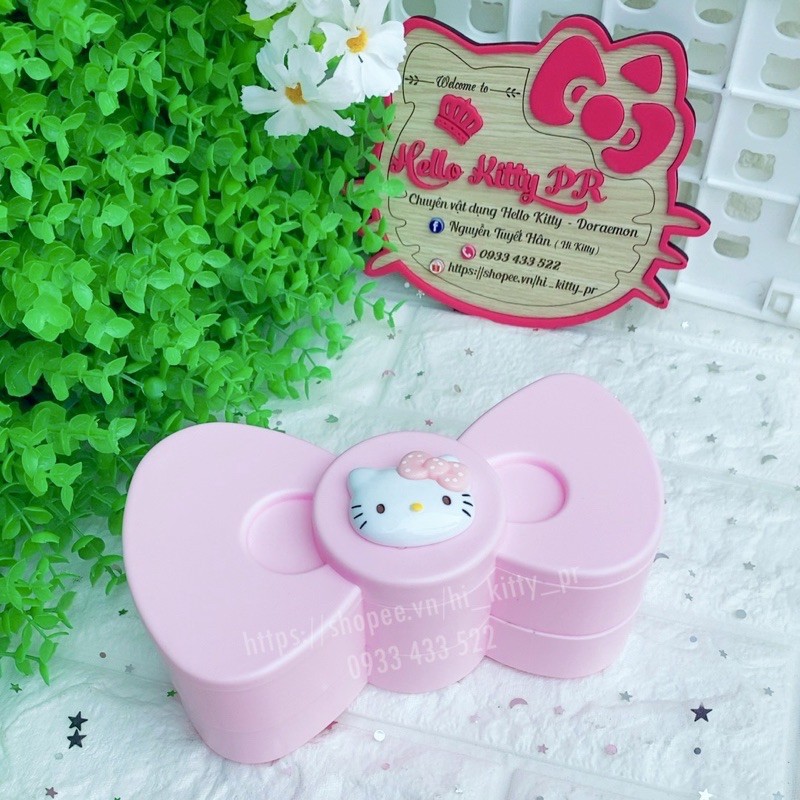 Hộp đựng trang sức hình nơ Hello Kitty