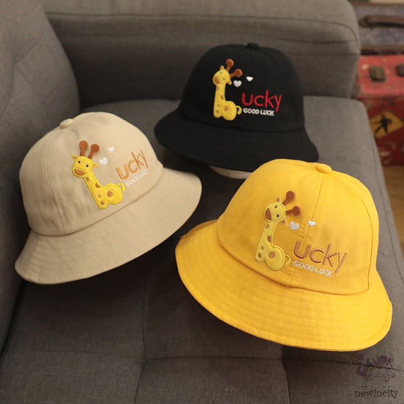 Nón tai bèo in hình hươu cao cổ đáng yêu cho bé