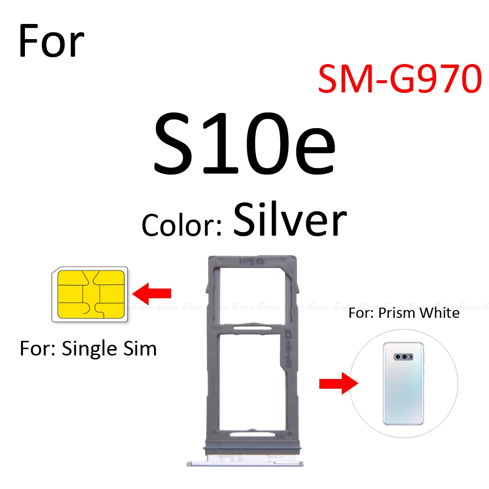 Khay Đựng Thẻ Sim Micro SD Cho Samsung Galaxy S10e G970