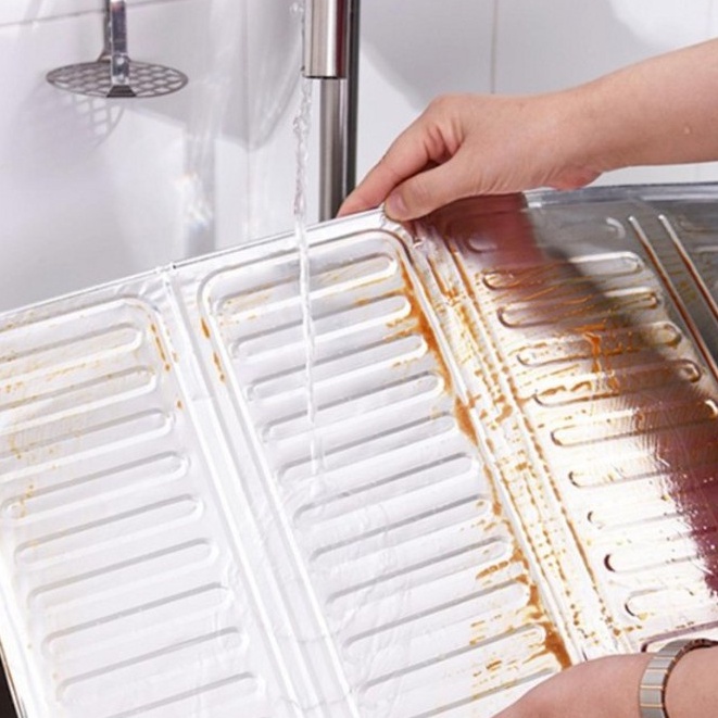 Tấm Chắn Dầu Mỡ Bếp Ga Khung Nhôm, Miếng Chắn Dầu Mỡ Nhà Bếp Loại Dày LD2134