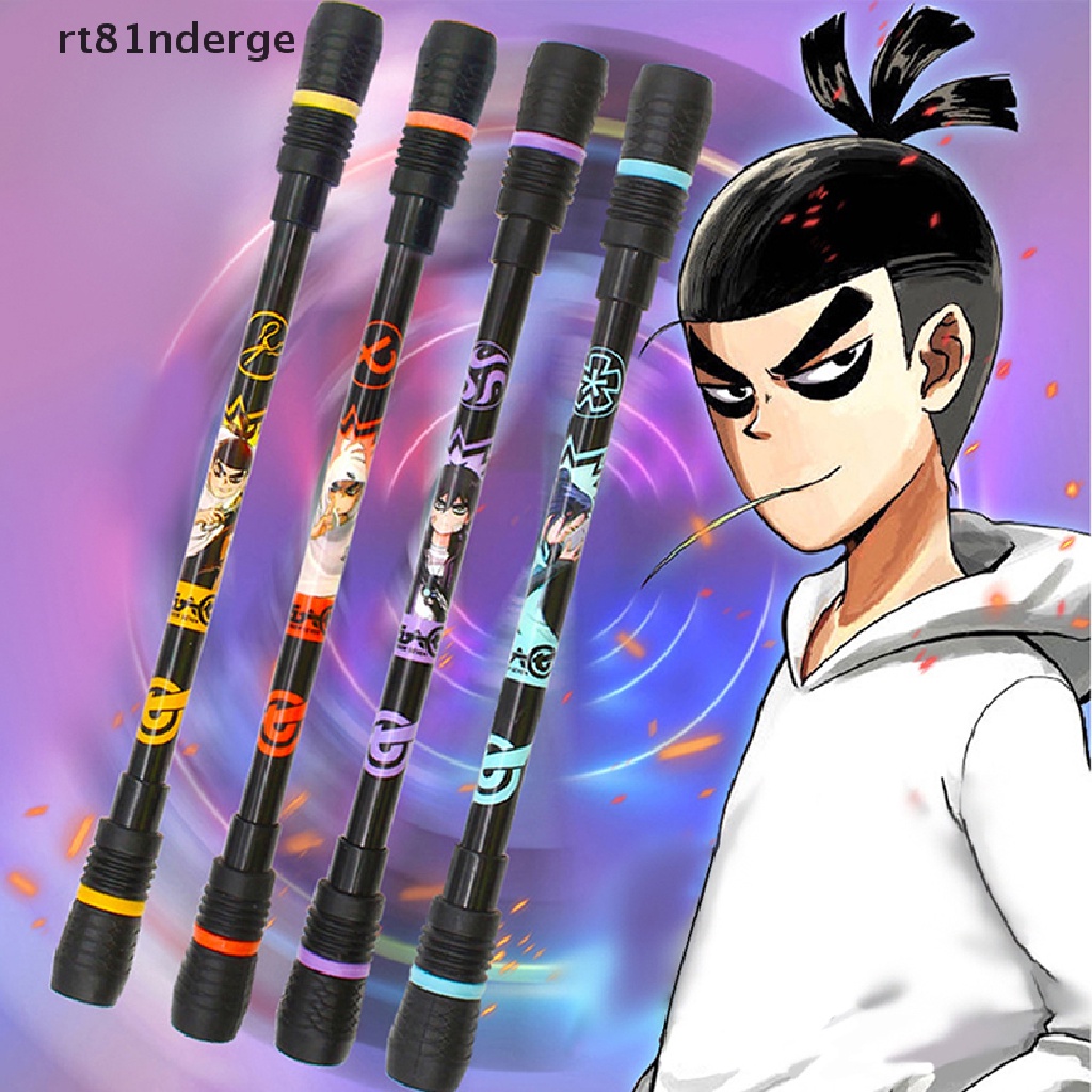 【ge】 Spinning Pen Creative Random Flash Rotating Gaming Gel Pens for Student Gift Toy .
