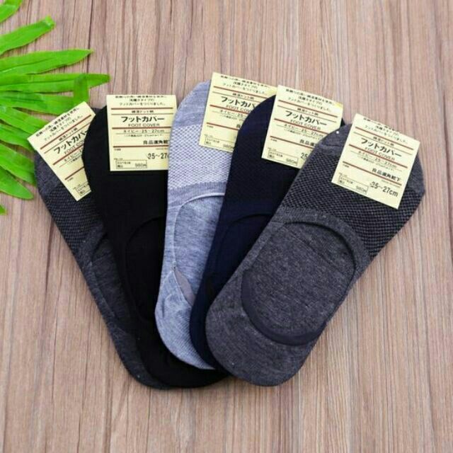 Sỉ Vỉ 12 Đôi Tất Hài Nam Thông Hơi Xuất Nhật