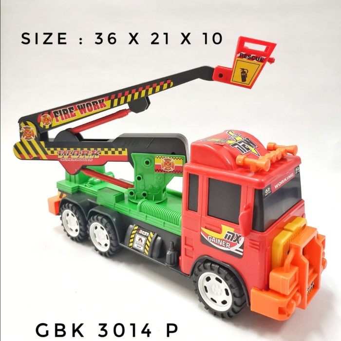 Mô hình xe cứu hỏa đồ chơi GBK 3014 P cho bé