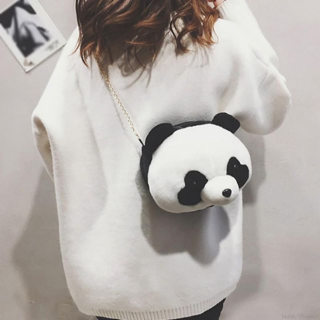 Túi đeo chéo cho nữ hình gấu panda