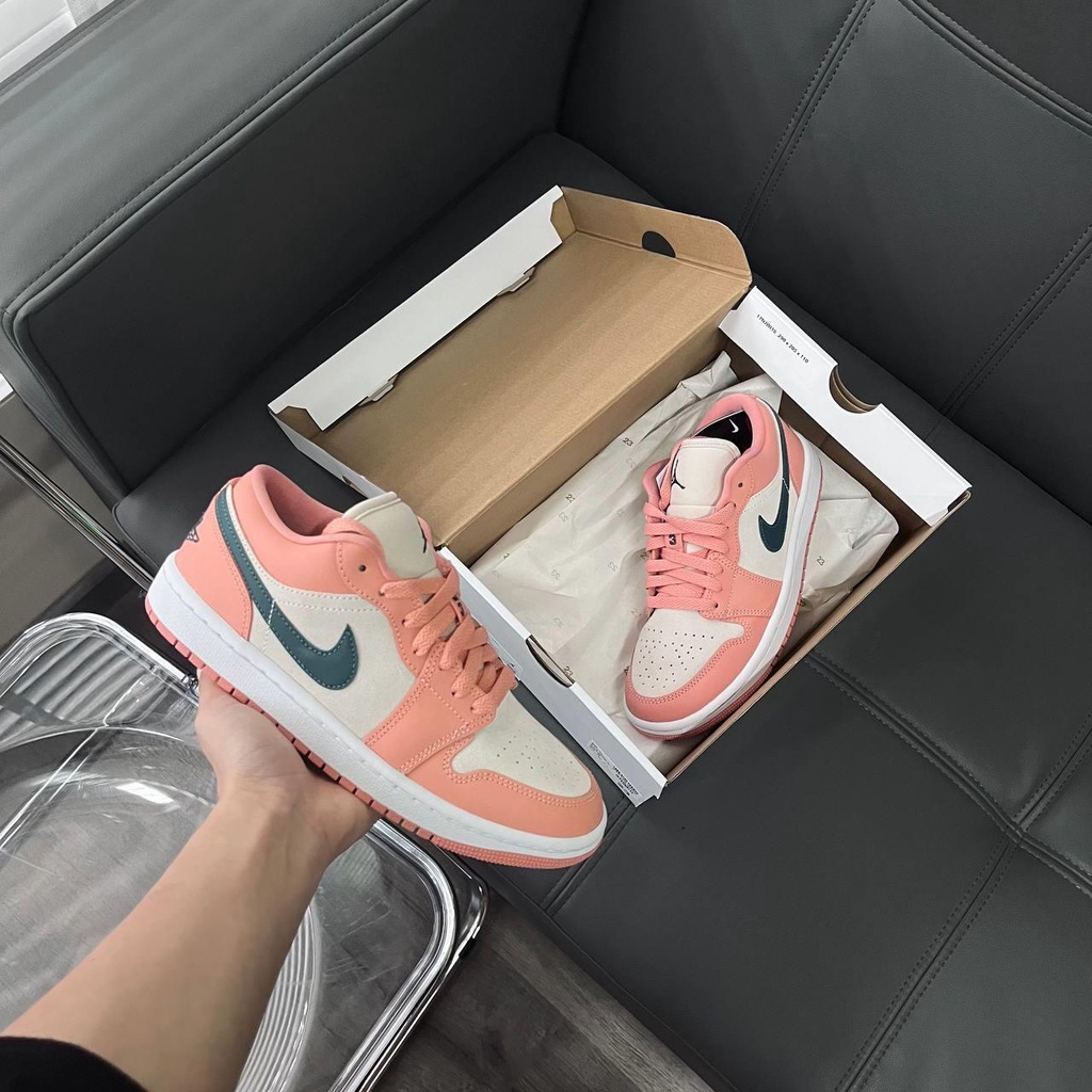 Giày Nike Jordan 1 Cổ Thấp HÀNG CHÍNH HÃNG Air Jordan 1 Low Light Madder Root Màu Hồng [DC0774 800] - Simple Sneaker