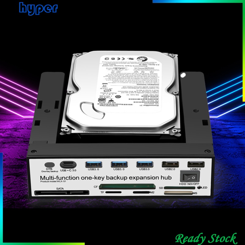 Hard Drive Enclosure Storage for 2.5 or 3.5 inch HDD Computer Optical Drive