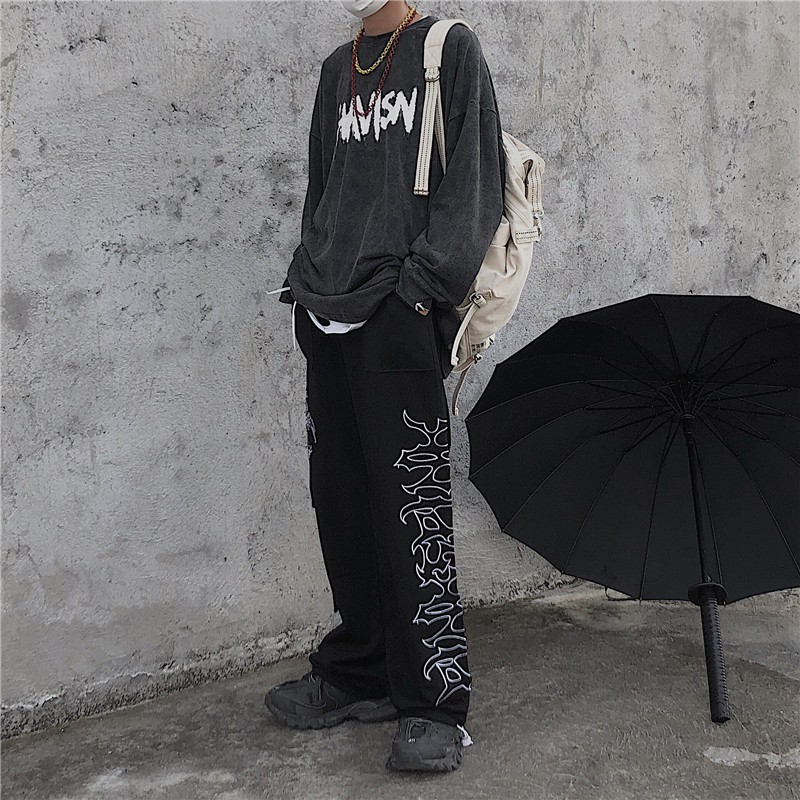 Áo sweater nữ form rộng, áo sweater hiphop form rộng tay dài loang mặc nhà đi chơi thời trang unisex ulzzang hàn quốc | BigBuy360 - bigbuy360.vn