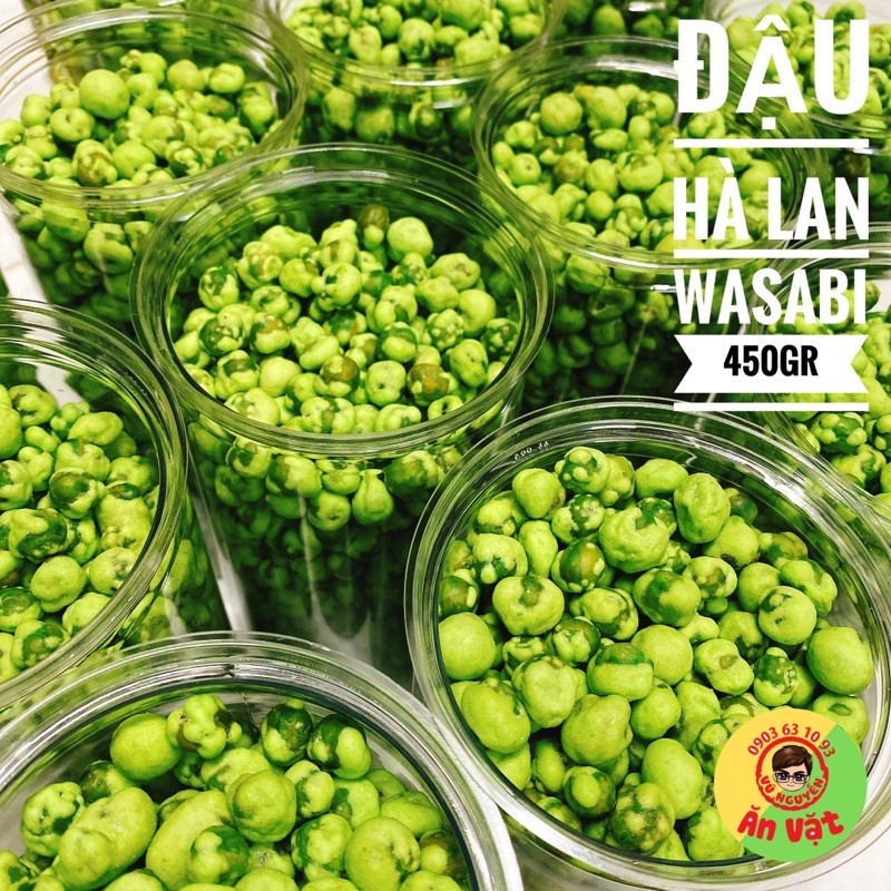 [Mã 156FMCGSALE hoàn 8% đơn 500K] 1 LON PET ĐẬU HÀ LAN VỊ WASABI (MÙ TẠT) - ĐẬU HOÀ LAN WASABI 450GR - ĂN VẶT | BigBuy360 - bigbuy360.vn