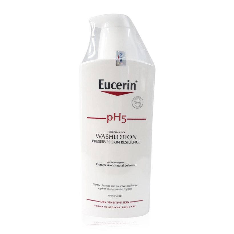 Sữa Tắm Không Mùi Cho Da Nhạy Cảm Eucerin pH5 400ml