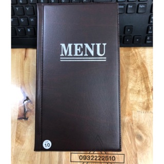 BÌA MENU 10-20 LÁ SIMILI A6 ( 15x25cm)
