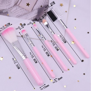 Set 5 Cọ  (D082) Trang Điểm Đa Năng Chất Lượng