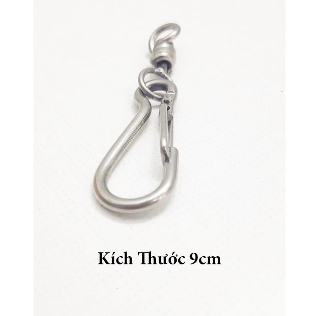 Móc khoá INOX không gỉ loại nhỏ, trung, lớn. Hakhanhelec