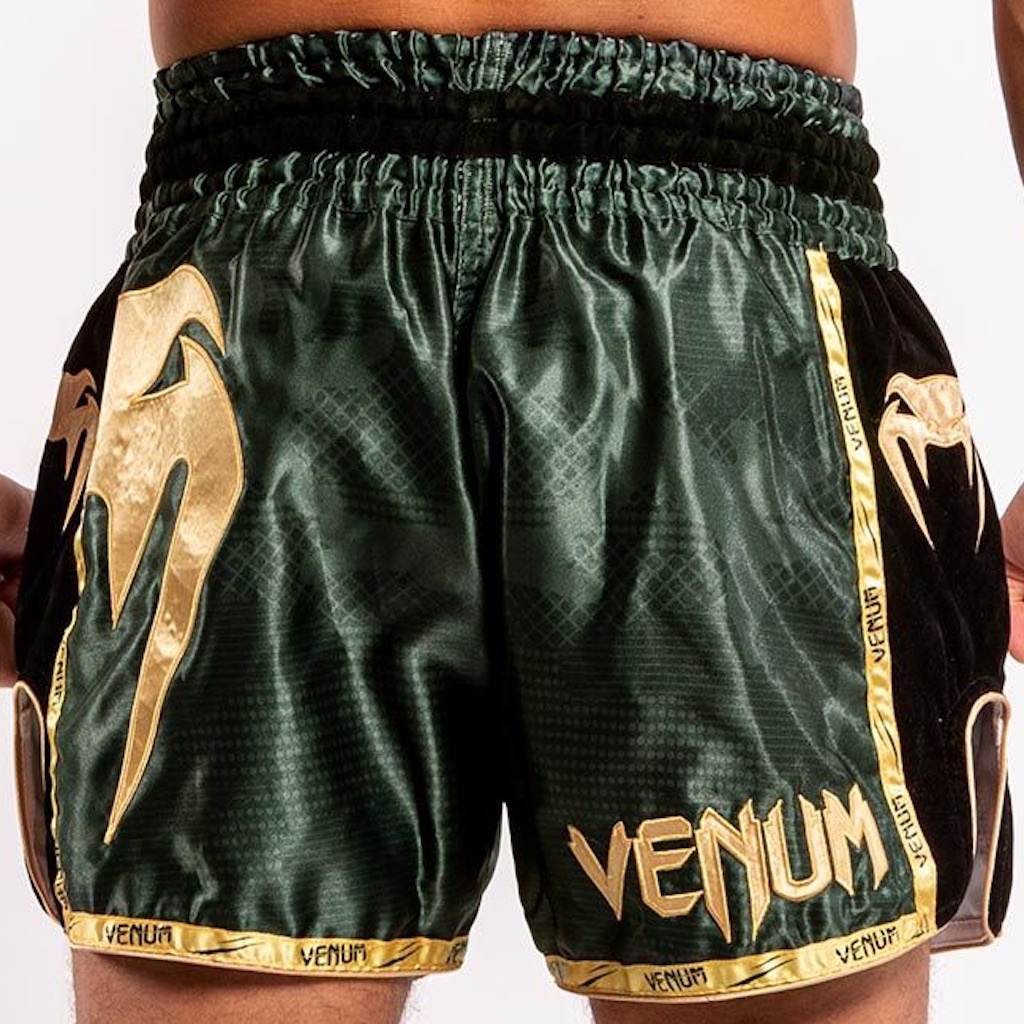 Quần Muay Thai Venum Giant Camo - Khaki/Gold