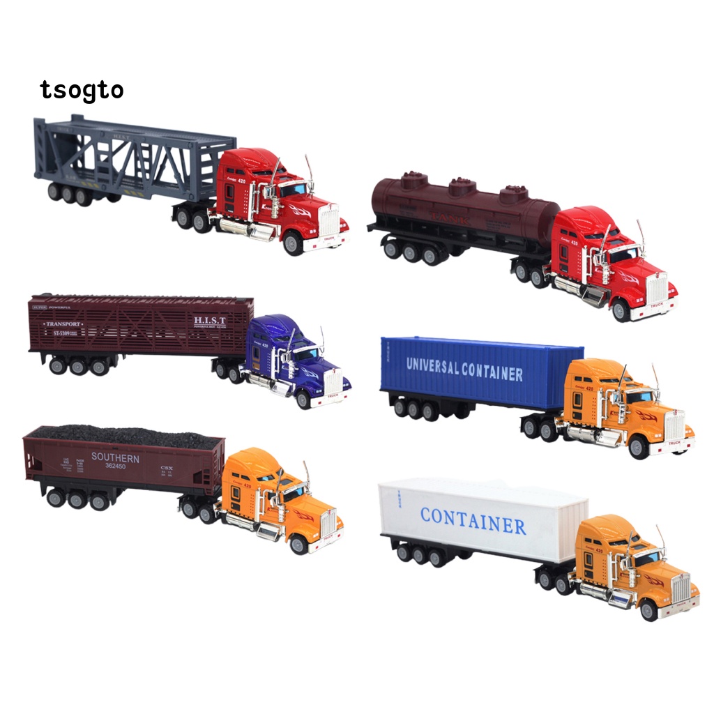 Mô Hình Xe Container Bằng Hợp Kim Không Phai Màu Dành Cho Người Lớn