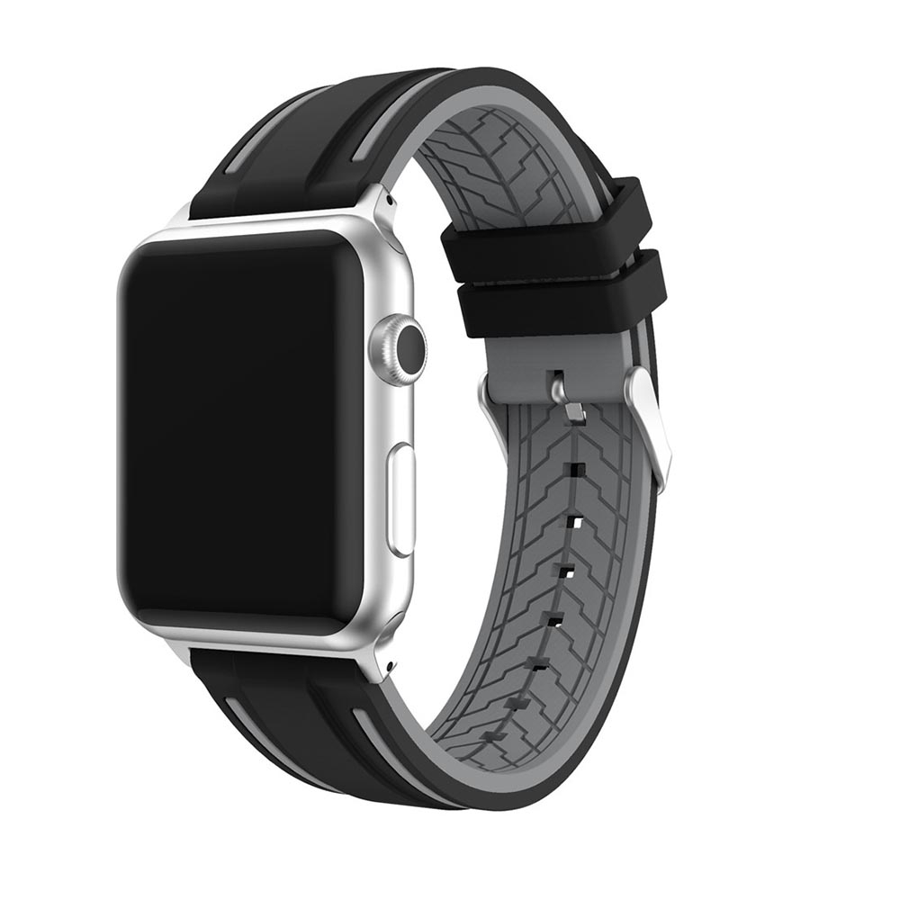 Soft Silicone Band Strap for Apple Watch Series 1 2 3 4 5 6 SE 38mm 40mm 42mm 44mm Series 7 41mm 45mm