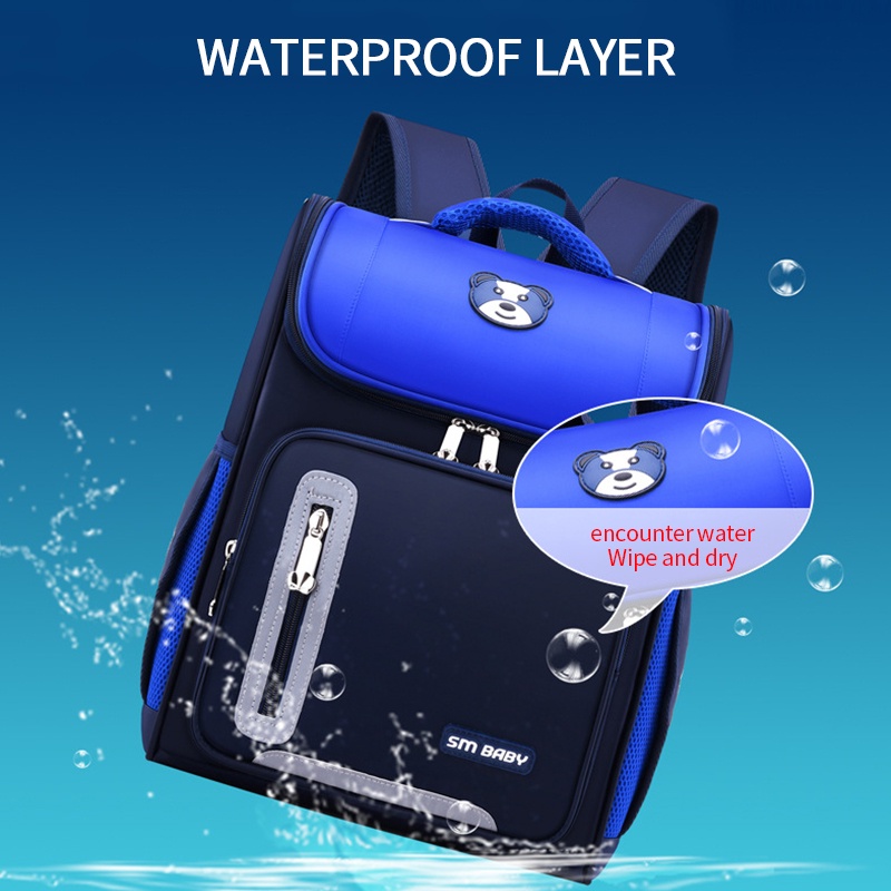 Ba Lô Đi Học Chống Thấm Nước Và Tải Trọng Cho Bé Lớp 1-6 Aku