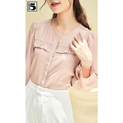 Áo sơ mi bèo ngang ngực Twentyfive N1026