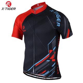 Áo Thun X-TIGER Vải Jersey Tay Ngắn Chuyên Dụng Cho Đua Xe Đạp