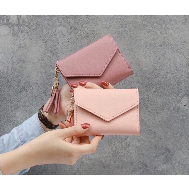 Ví nữ mini nắp gập bỏ túi