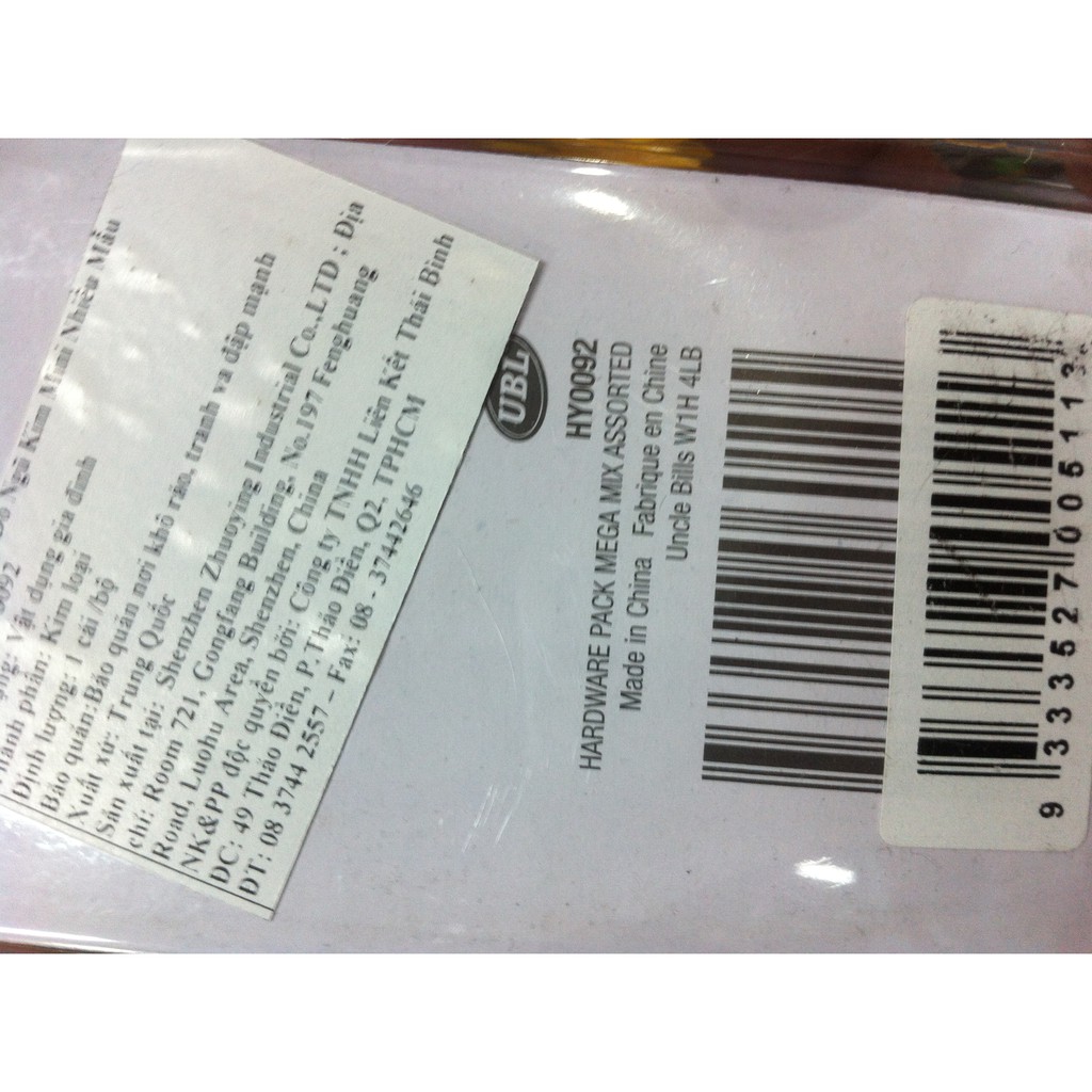 Bộ hộp đồ ngũ kim Uncle Bills HY0092D