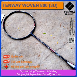 Vợt cầu lông Tenway Woven 800 (3U) | Vợt cân bằng, đập cầu mạnh mẽ chắc tay, kiểm soát cầu tốt