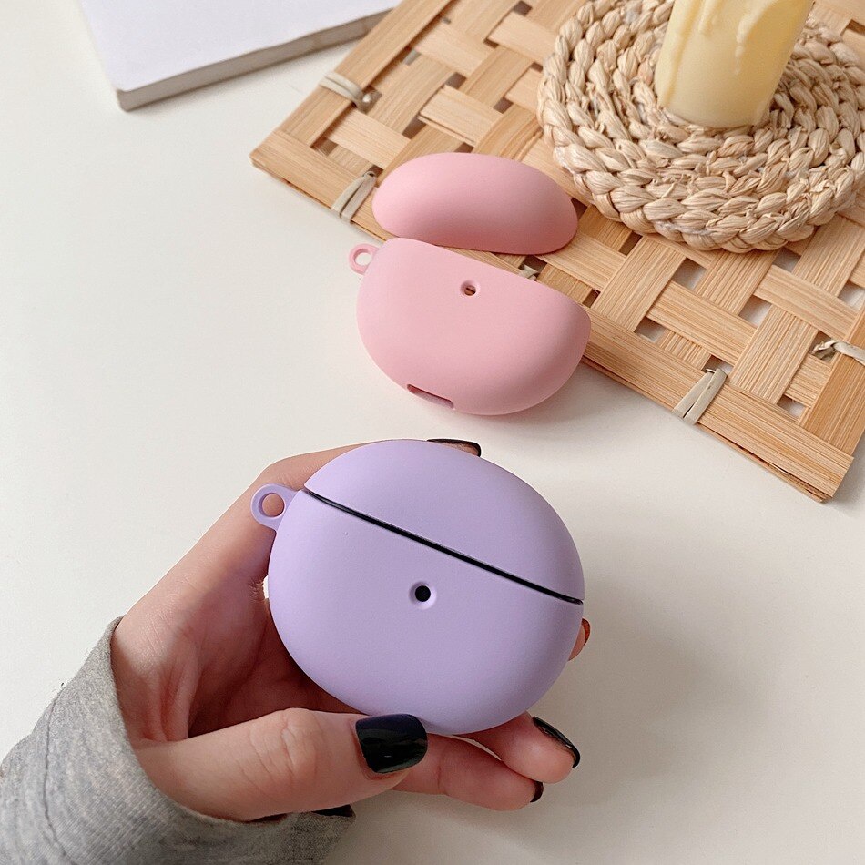 For OPPO Enco Air Matte Case Solid color anti-drop Hard headphones PC Plastic Accessories Charging box