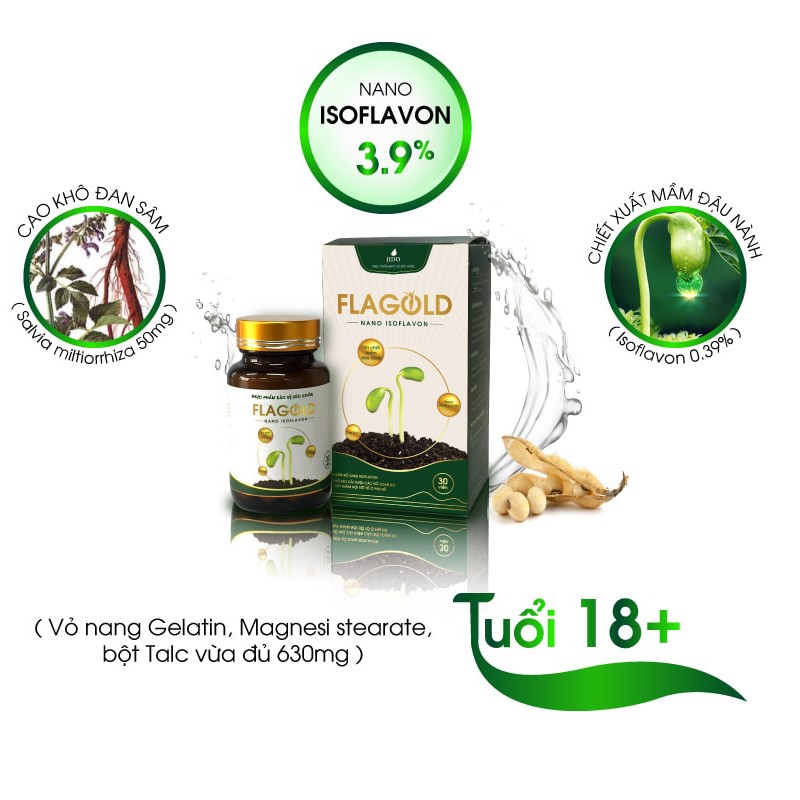 ❣️CHÍNH HÃNG ❣️ 2 Hộp Nano Mầm Đậu Nành Flagold - Dùng hiệu quả ngay từ tháng đầu tiên - SP CỦA VIỆN HÀN LÂM VIỆT NAM | BigBuy360 - bigbuy360.vn