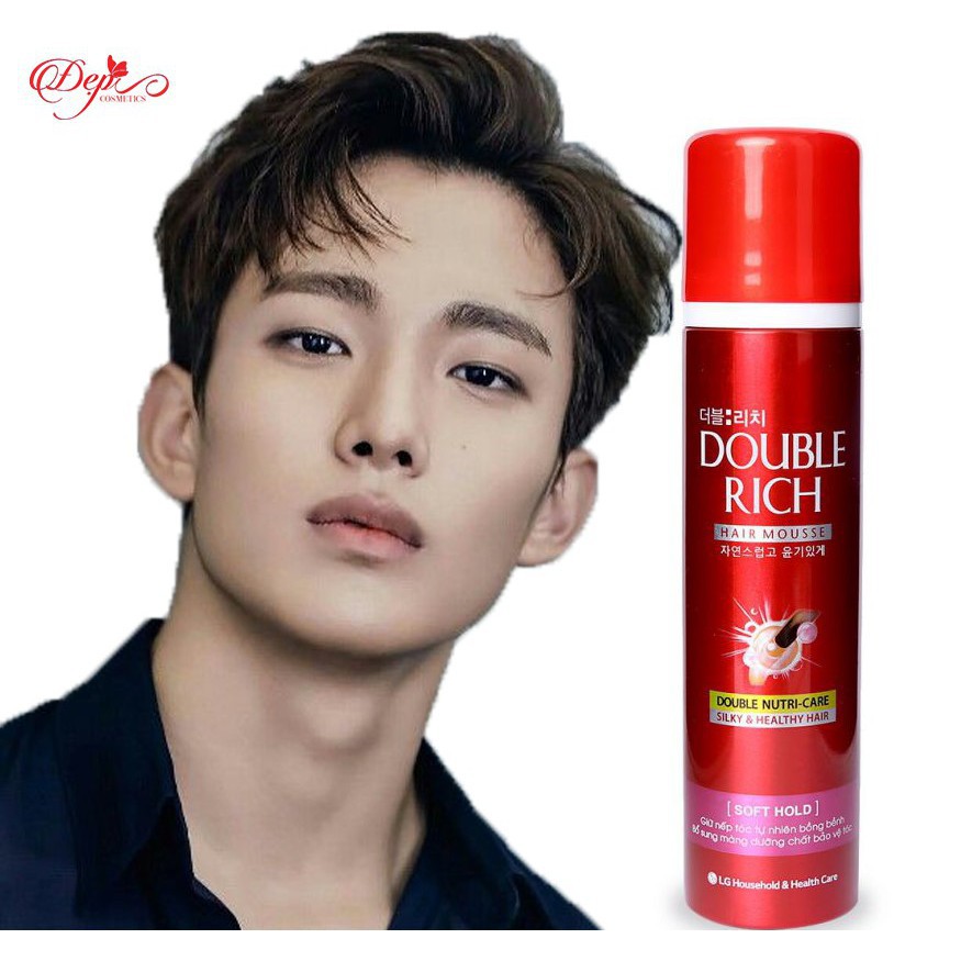 🍀🍀Mousse Giữ Nếp Tóc Double Rich Hair - 150ml