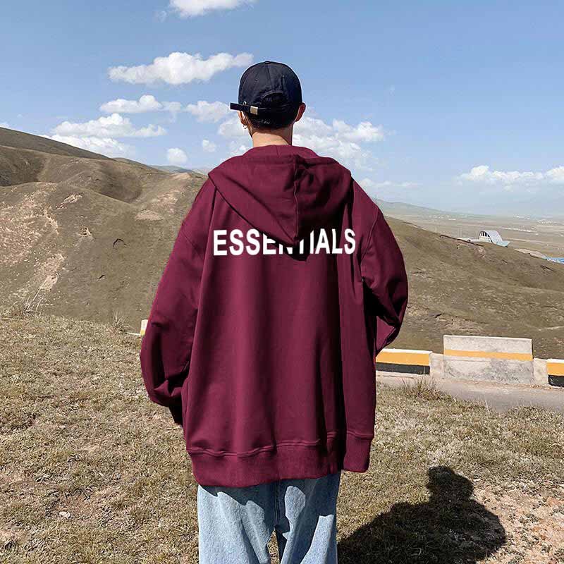 ❤ SIÊU HOT ❤ Áo Hoodie Nỉ bông Chất Dày Dáng rộng Nam Nữ Phản Quang Trắng ESENTALS Siêu Đẹp Nhiều Màu