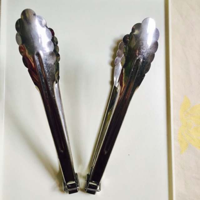 Combo 2 kẹp gắp thức ăn bằng inox