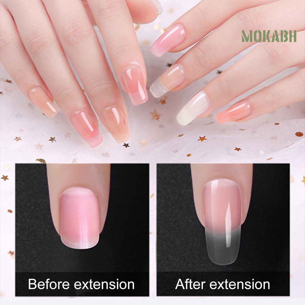 1 Bộ Gel Nối Dài Móng Tay 15ml Bán Vĩnh Viễn DIY Nhiều Màu Sắc